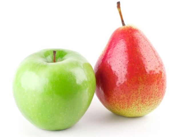 jabolko in hruška za dukanovo dieto