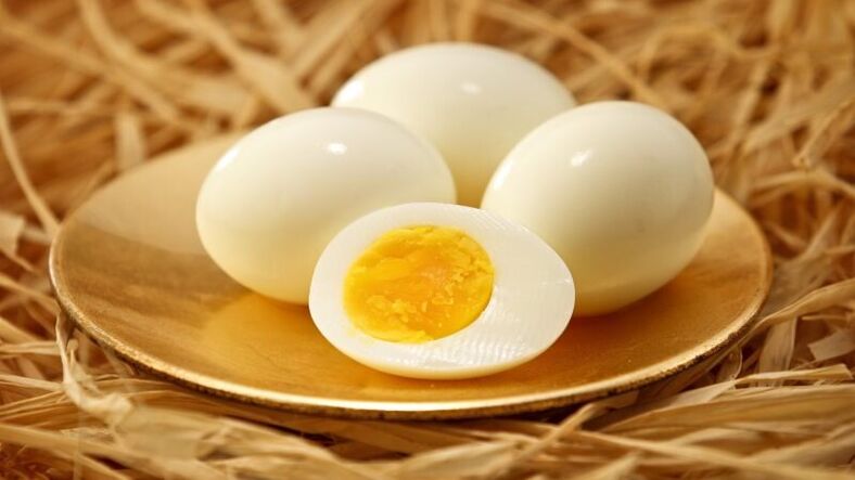 kuhano jajce za ajdovo dieto