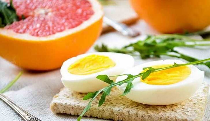 dieta z jajčnimi beljaki