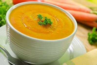 zelenjavna pire juha za gastritis